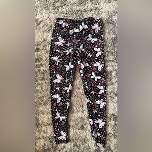 Bobbie Brooks Kids Leggings with Butterfly and Floral Design